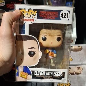 Funko Pop Stranger Things Eleven with Eggos Figure